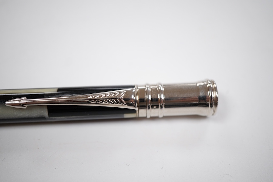 A Parker Duofold 'Mosaic' ballpen